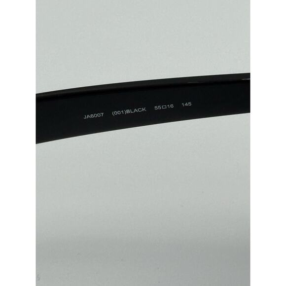 Joseph Abboud JA6007 Polarized Black Rectangle Sunglasses with Case - Picture 3 of 4